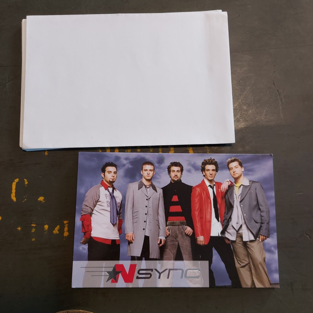 Vintage 2001 NSYNC Greeting Cards Silver Collection Series II #11 Winterland Y2K